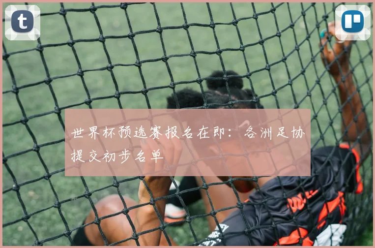 世界杯预选赛报名在即:各洲足协提交初步名单